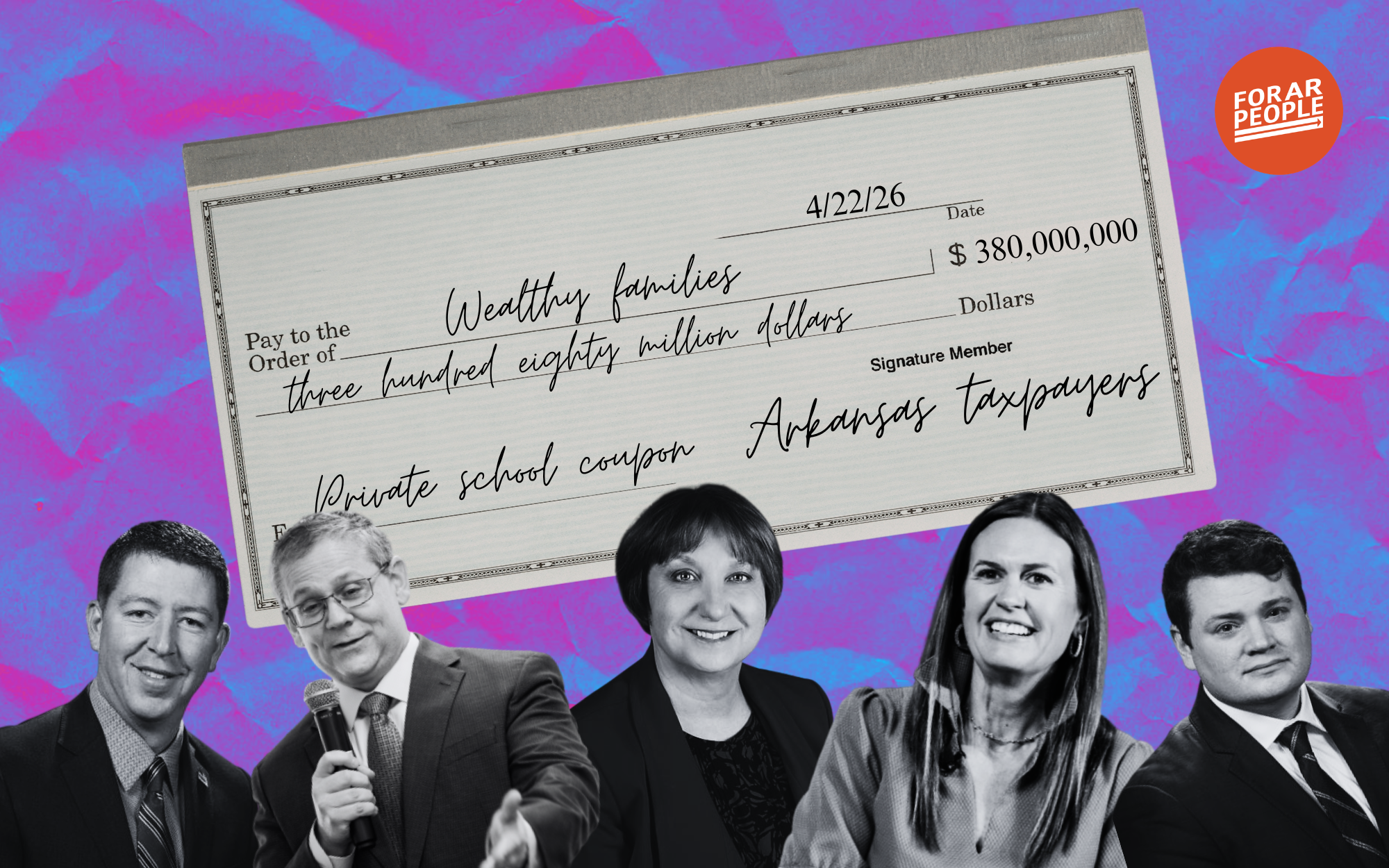 Pinching pennies while writing blank checks: fiscal hypocrisy of the AR GOP 